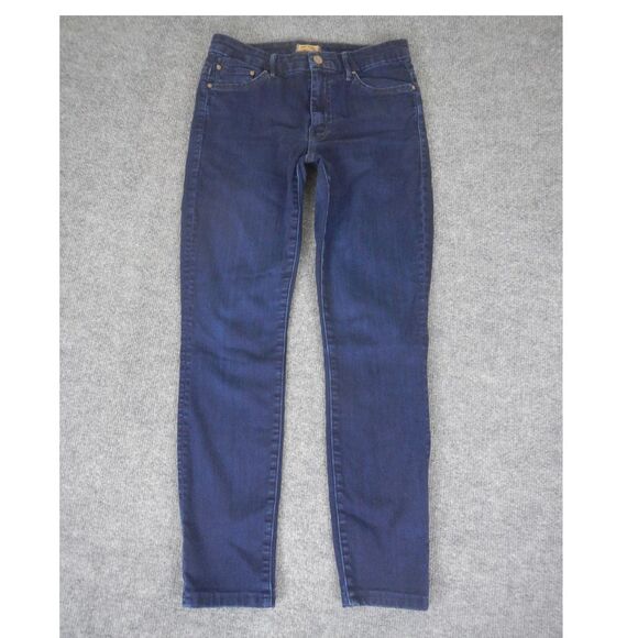 Mother High Waisted Looker Give Me Liberty Jeans Size 27 Dark‎ Blue Skinny * - Picture 1 of 14